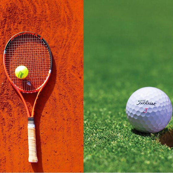 Tennis und Golf | © Ballfoto