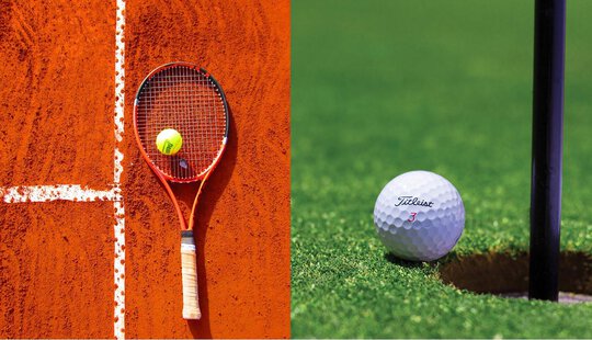 Tennis und Golf | © Ballfoto