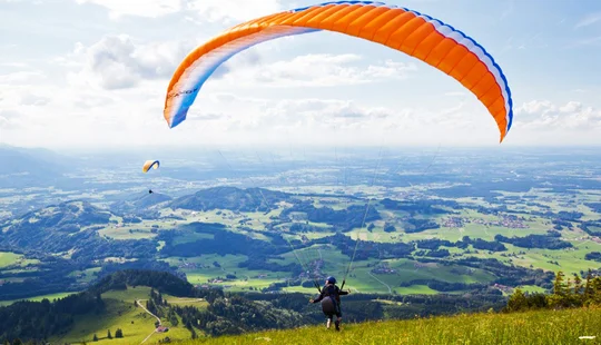 Paragleiten Samerberg | © Chiemsee Alpenland Tourismus