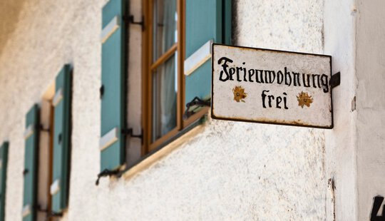 Zimmer frei | © Chiemsee Alpenland Tourismus
