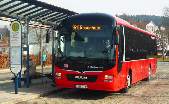 Busbahnhof Bad Endorf, RVO Bus | © Tourist Info Bad Endorf